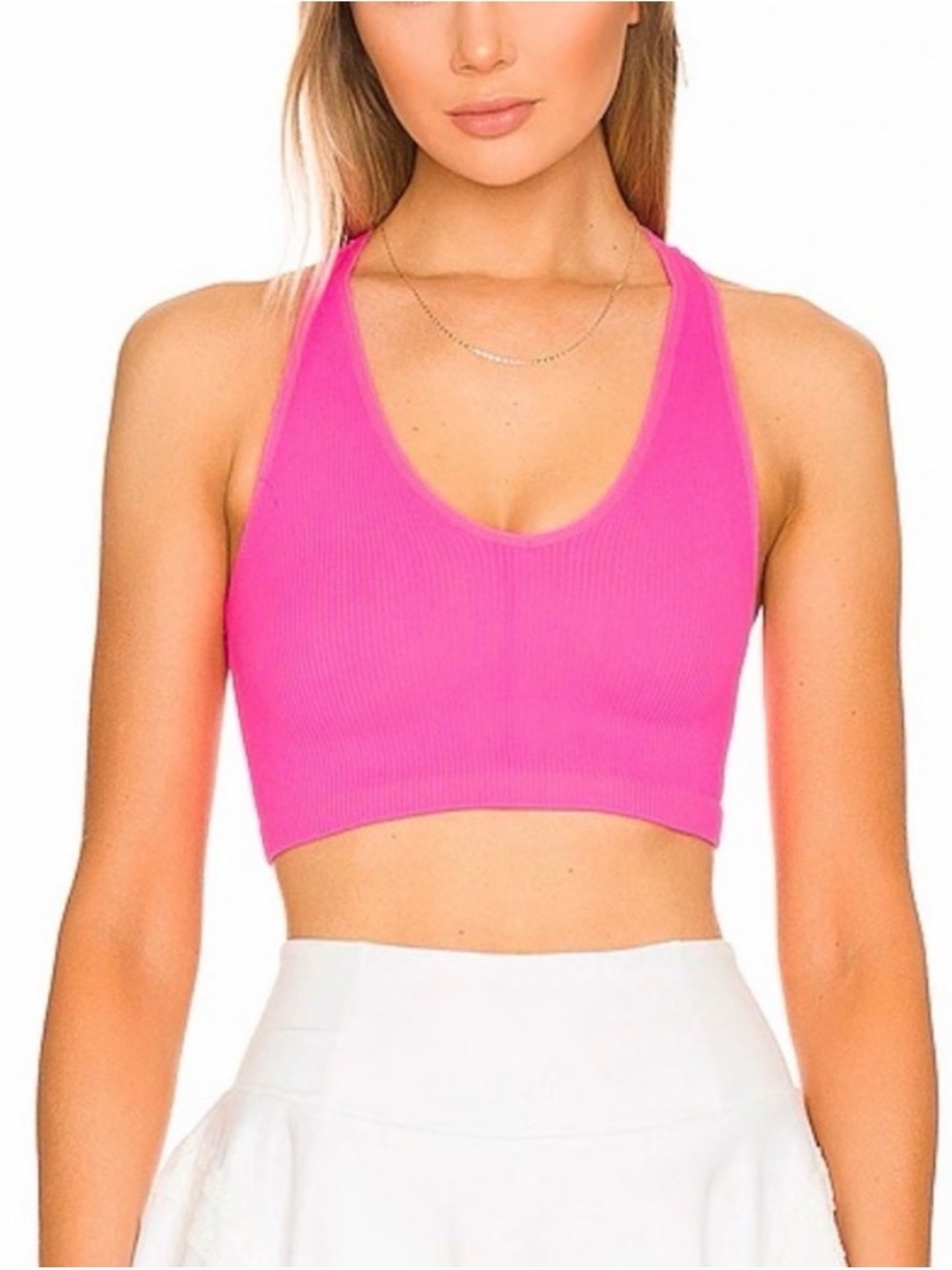 FP Movement long line ribbed crop tank